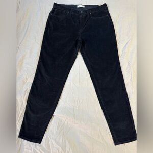 Madewell Black Corduroy Trousers